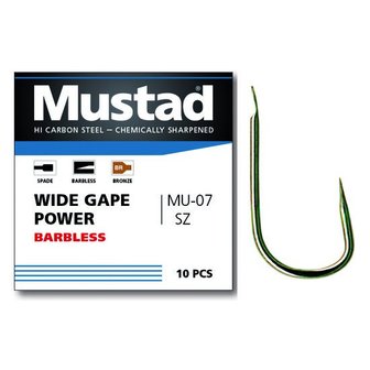 Arca - Haken Mustad MU07 Wide Gape Power Barbless - Arca