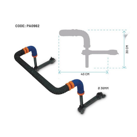 Colmic - Zitmand accessoire Folding Frontal Bar - Colmic