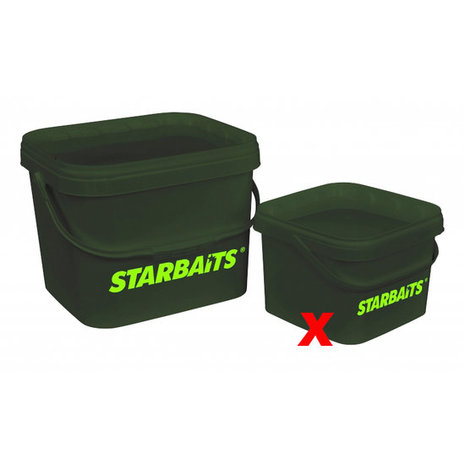 Starbaits - Emmer STB Square Bucket 3,5l - Starbaits