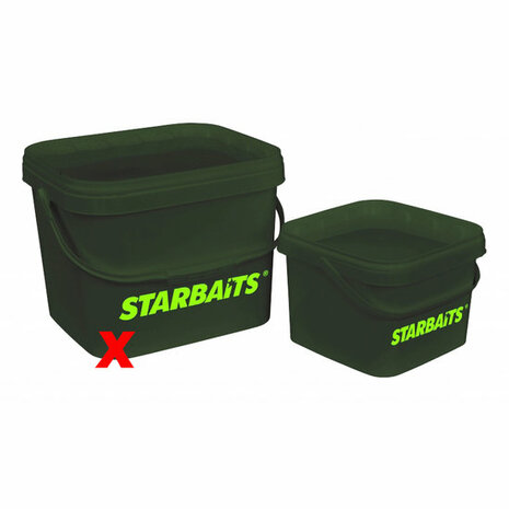 Starbaits - Seau STB Square Bucket 8l - Starbaits