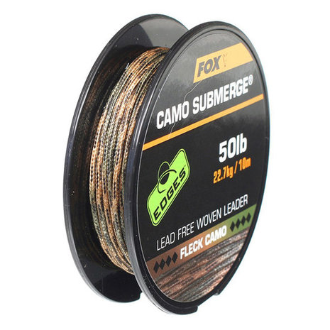 Fox Carp - End Tackle Camo Submerge Lead Free Woven Leader - Fox Carp