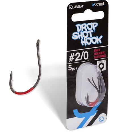 Quantum - PROMO 4street Drop Shot Hook dg black - Quantum