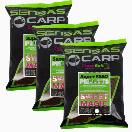 Sensas - Pellets Carp Magic Super Feed Pellets Sweet - Sensas