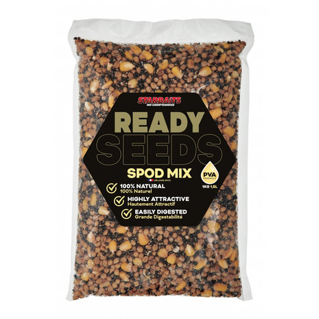 Starbaits - Ready Seeds Spod Mix - 1kg - Starbaits