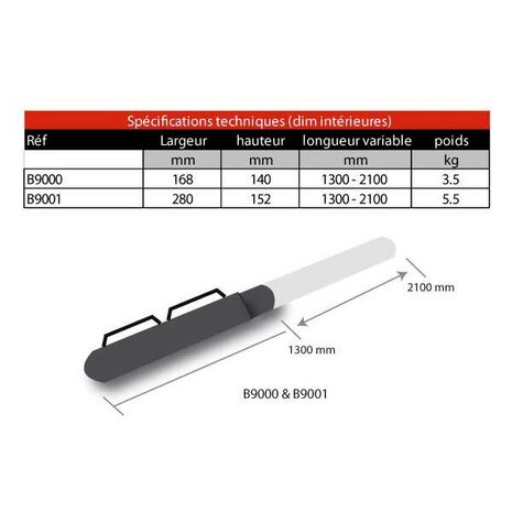 Elite - Sportube Travel Series 152 x 280mm - Elite