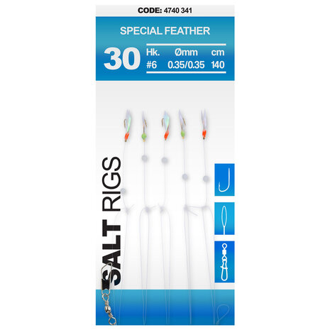 SPRO - Salt Rig 30 Special Feather 6 140cm - SPRO