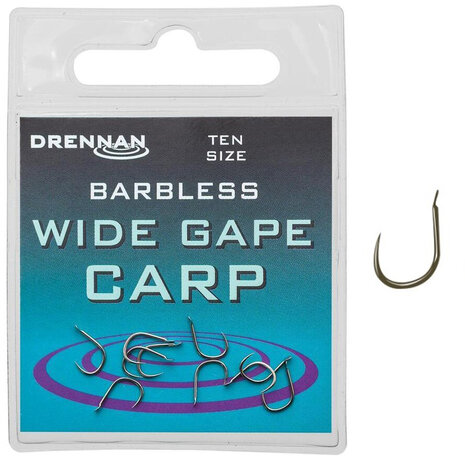 Drennan - Hame&ccedil;ons Wide Gape Carp Barbless - Drennan