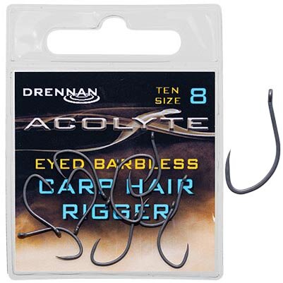 Drennan - Hame&ccedil;ons Acolyte Carp Hair Rigger Eyed Barbless - Drennan