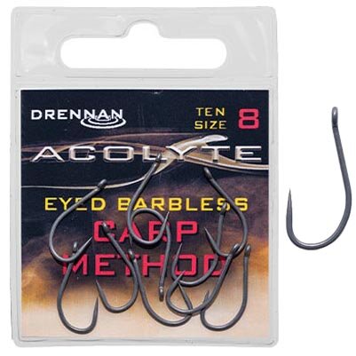 Drennan - Haken Acolyte Carp Method Eyed Barbless - Drennan