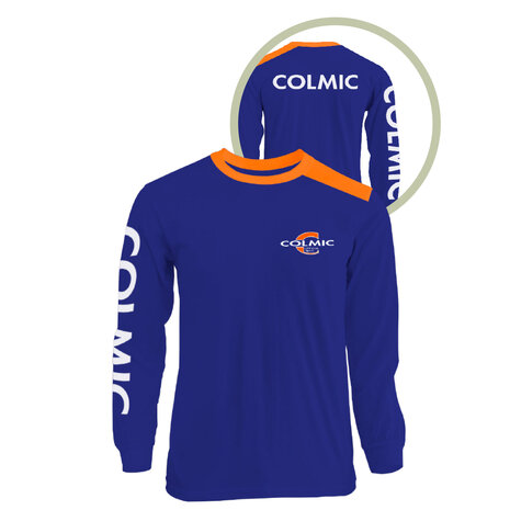 Colmic - T-Shirt Long Sleeves Blue/Orange - Colmic