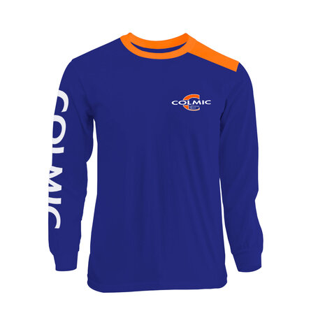 Colmic - T-Shirt Long Sleeves Blue/Orange - Colmic