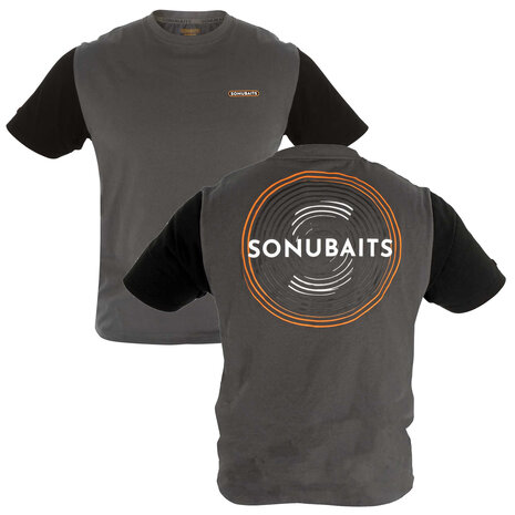 Sonubaits - T-Shirt Grey/Black - Sonubaits