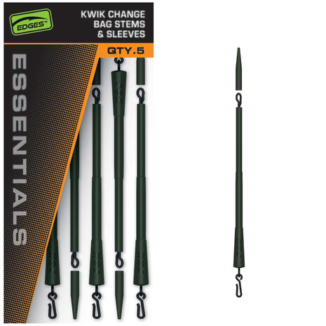 Fox Carp - End Tackle Edges Kwik Change Bag Stems and sleeve - Fox Carp