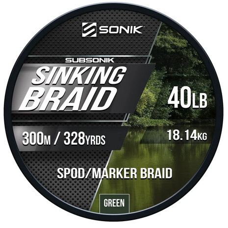 Sonik - Subsonik Sinking Braid 40lb / 600m - Sonik