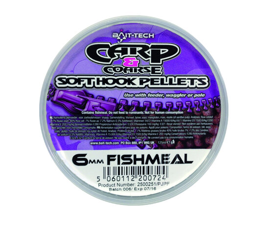 Bait Tech - Pellets Carp &amp; Coarse Softhook Pellets - Bait Tech