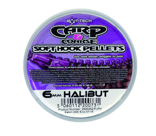 Bait Tech - Pellets Carp &amp; Coarse Softhook Pellets - Bait Tech