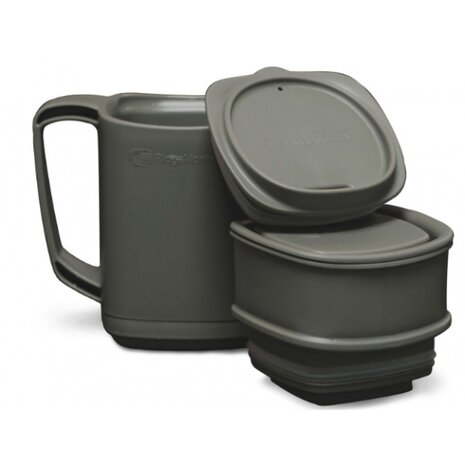 Ridgemonkey - ThermoMug DLX Brew Set Gunmetal Green - Ridgemonkey