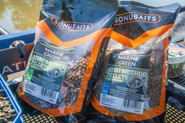 Sonubaits - Marine Green Stiki Method Pellets 650gr - Sonubaits