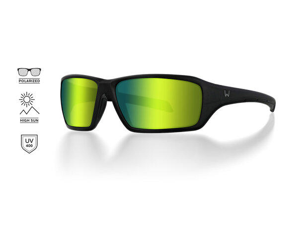 Westin - Sunglasses W6 Sport 15 Matte Black / LB Green / LM Green / AR Green - Westin