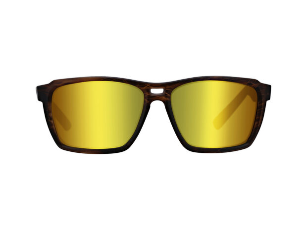 Westin - Sunglasses W6 Street 150 Matte Brown Stripe / LB Brown / LM Yellow / AR Green - Westin