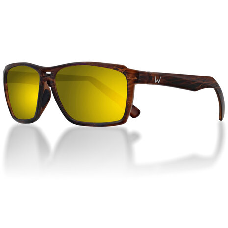 Westin - Sunglasses W6 Street 150 Matte Brown Stripe / LB Brown / LM Yellow / AR Green - Westin