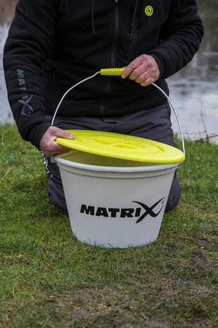  Matrix - 17L Groundbait Bucket &amp; Lid - Matrix