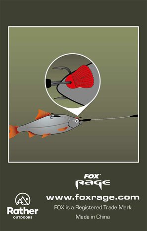 Fox Rage - Predator bait fins red - Fox Rage