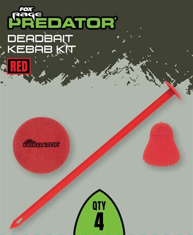 Fox Rage - Predator Deadbait Kebab Kit Red - Fox Rage