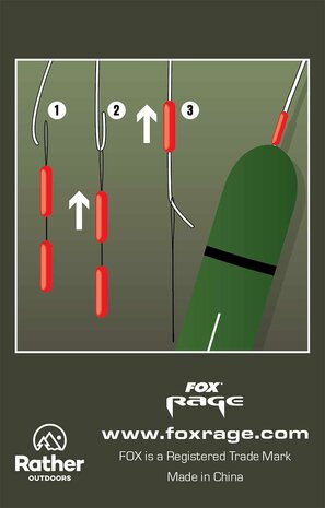 Fox Rage - Predator Float Stops Red - Fox Rage