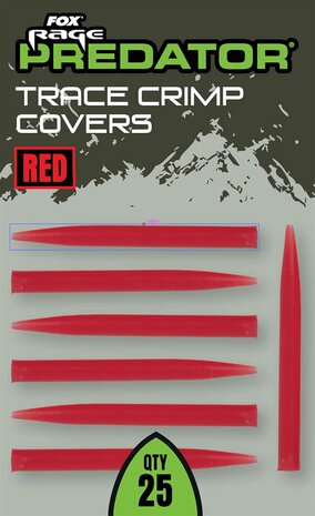 Fox Rage - Predator Red Trace Crimp Covers - Fox Rage