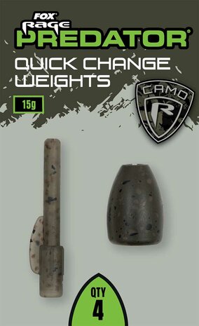 Fox Rage - Predator Camo Quick Change Weights - Fox Rage