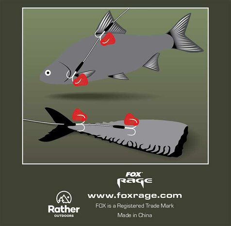 Fox Rage - Predator Twin Treble Trace 52cm - Fox Rage