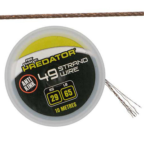 Fox Rage - Predator 49-Strand Coated Steel Wire 10m