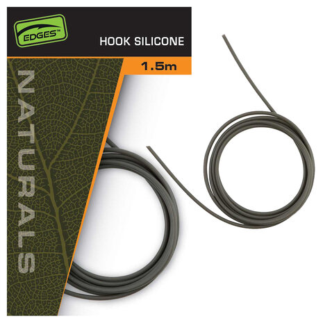 Fox Carp - End Tackle Edges Naturals Hook Silicone x 1.5m - Fox Carp