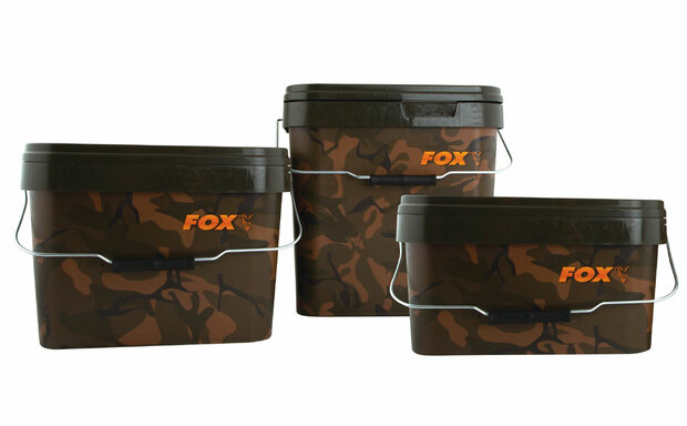 Fox Carp - Camo Square Bucket - Fox Carp