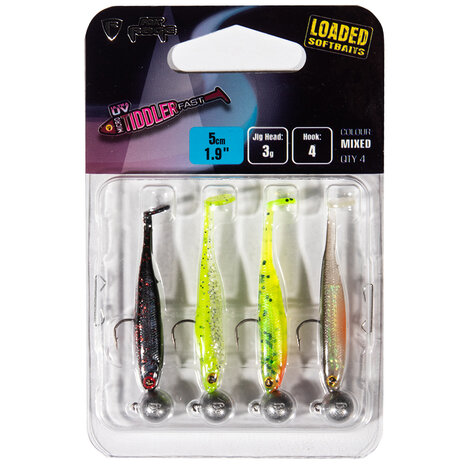 Fox Rage - Micro Tiddler Fast Mx UV CP Loaded Pack - 5,0cm - Fox Rage