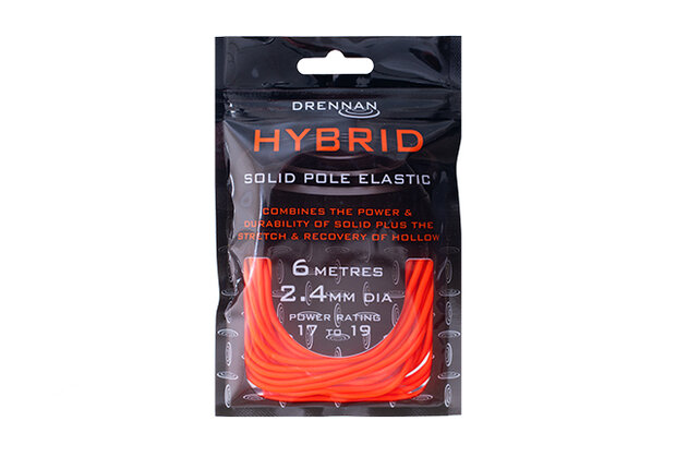 Drennan - Elastique plein Hybrid Solid Pole Elastic 6m - Drennan