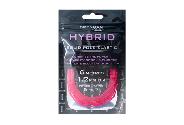 Drennan - Elastique plein Hybrid Solid Pole Elastic 6m - Drennan