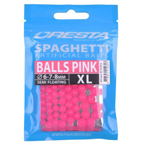 Cresta - Kunstaas Spaghetti Balls XL / 6, 7&nbsp;&amp; 8mm - Cresta