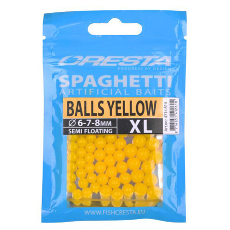 Cresta - Kunstaas Spaghetti Balls XL / 6, 7&nbsp;&amp; 8mm - Cresta