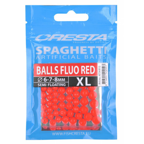 Cresta - Kunstaas Spaghetti Balls XL / 6, 7&nbsp;&amp; 8mm - Cresta