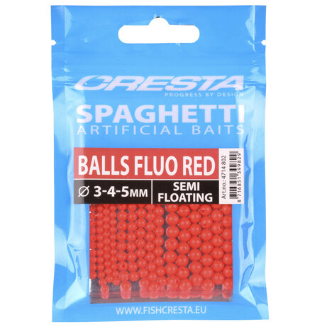 Cresta - Kunstaas Spaghetti Balls / 3, 4&nbsp;&amp; 5mm - Cresta