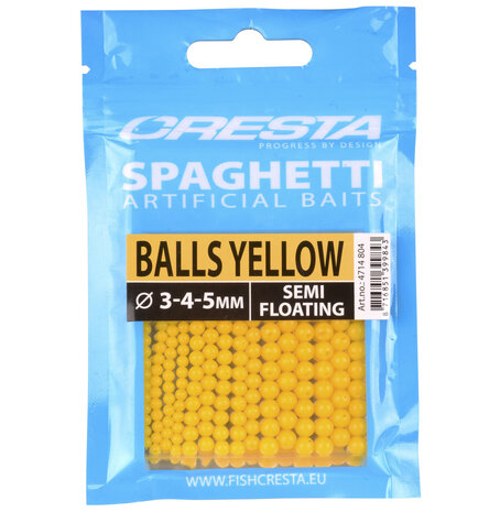 Cresta - Kunstaas Spaghetti Balls / 3, 4&nbsp;&amp; 5mm - Cresta