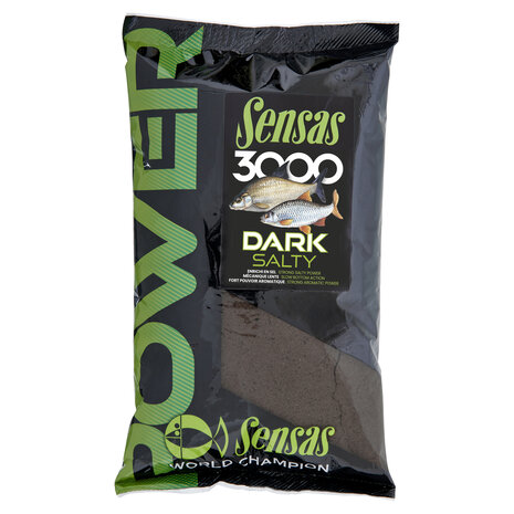 Sensas - Voeder 3000 Power Dark Salty - 1kg - Sensas