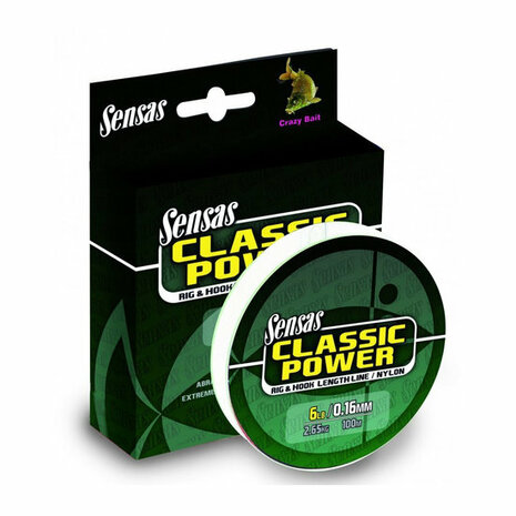 Sensas - Lijn nylon Crazy Bait Classic Power / 100m - Sensas