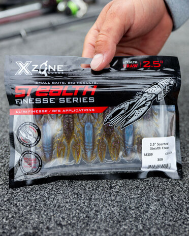 X-zone - Creature Baits Scented Stealth Craw 6,35cm / 3,70gr - X-zone