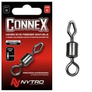 Nytro - Connex Mixed-Eye Feeder Swivels - Nytro