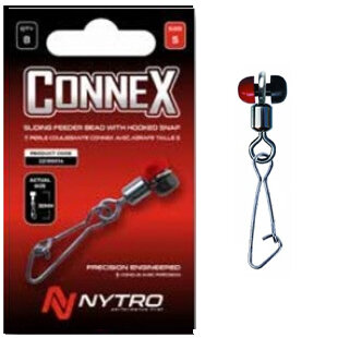 Nytro - Connex Sliding Feeder Bead With Hooked Snap Small - Nytro