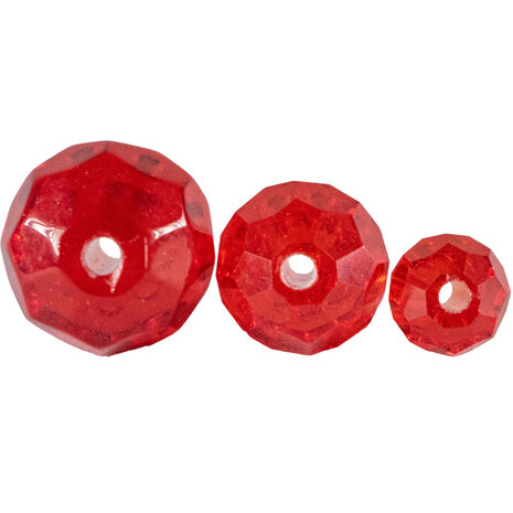 LMAB - Glass Beads - Red 8mm - LMAB