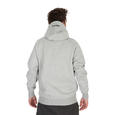 Matrix - PROMO Black Edition Full Zip Hoody Lime/Marl Grey  - Matrix